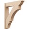 Ekena Millwork 8-in W x 36-in D x 42-in H Balboa Trad Rough Cedar Woodgrain TimberThane Outlooker, Primed Tan OUTUR080X36X42BOA04RCPR - alternate 1